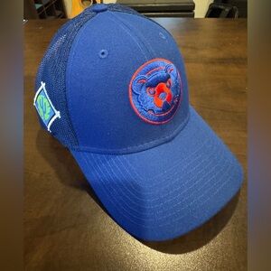 Chicago Cubs Blue Mesh Baseball Cap with Red cubs logo Embroidery